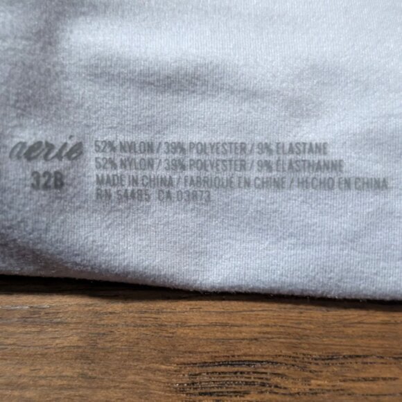 New aerie Perky Push Up demi bra blue size 32B - Picture 11 of 12
